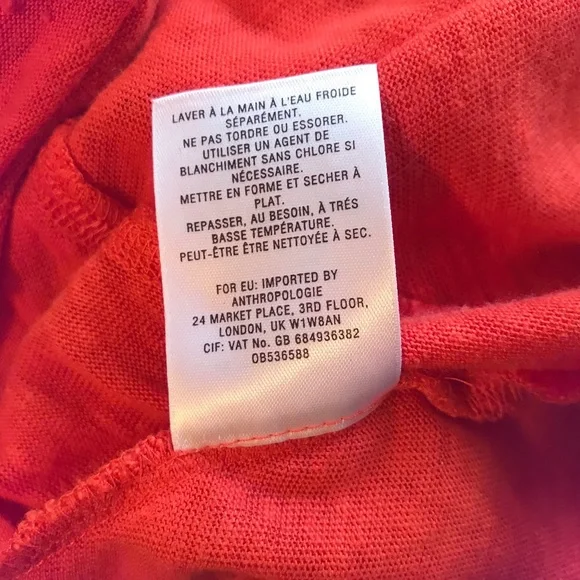 Host pick 🎉 🎈 Anthropology Meadow Rue 100% linen top - Picture 11 of 13